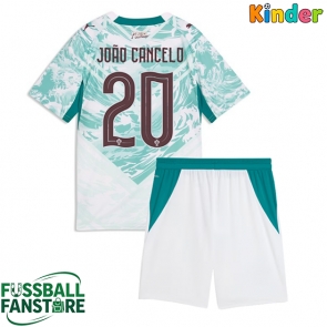 Portugal Joao Cancelo #20 Replik Auswärtstrikot Kinder WM 2026 Kurzarm (+ Kurze Hosen)